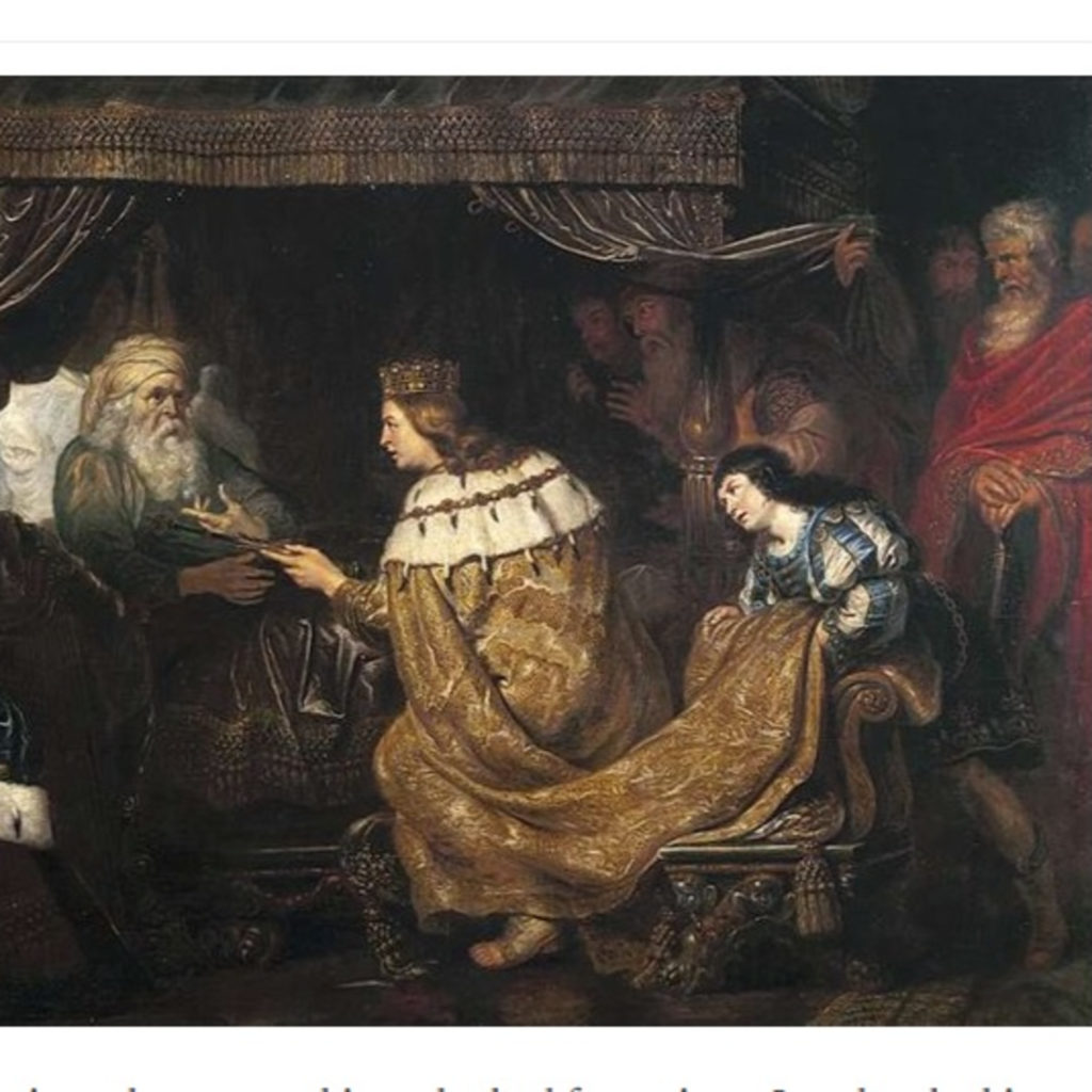king with four wives portrait